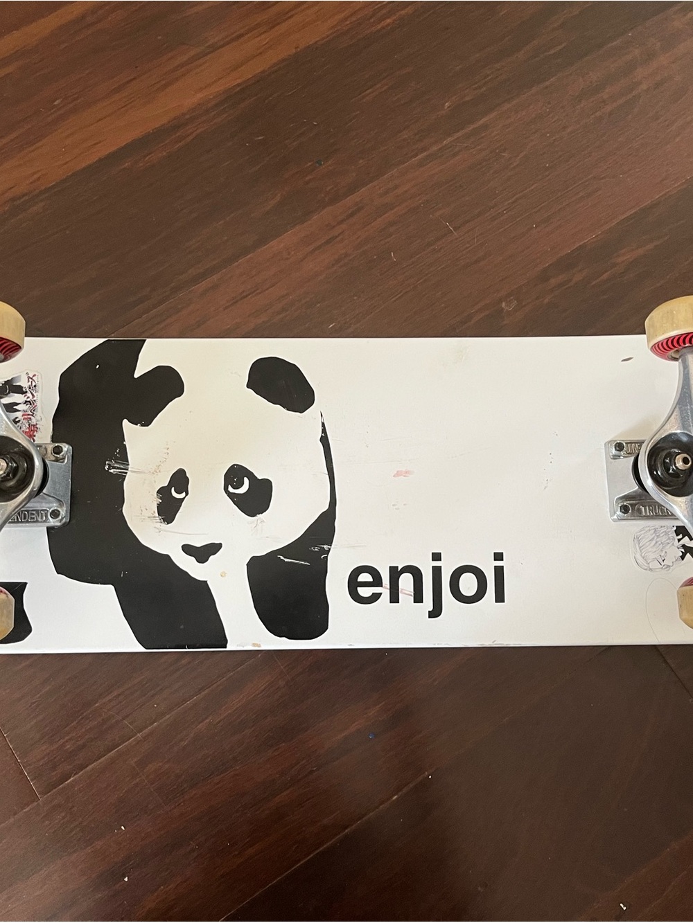 Spitfire White & Black Panda Skateboard Deck